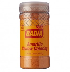 Badia Amarillo Yellow Coloring   Bottle  120.5 grams